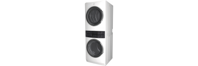 27" Electrolux Laundry Tower Single Unit Front Load 5.2 Cu. Ft. I.E.C Washer and 8 Cu. Ft. Electric Dryer - ELTE760CAW