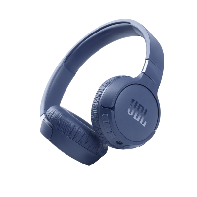 JBL Wireless On-Ear Active Noise-Cancelling Headphones in Blue  - Tune 660NC (Bl)