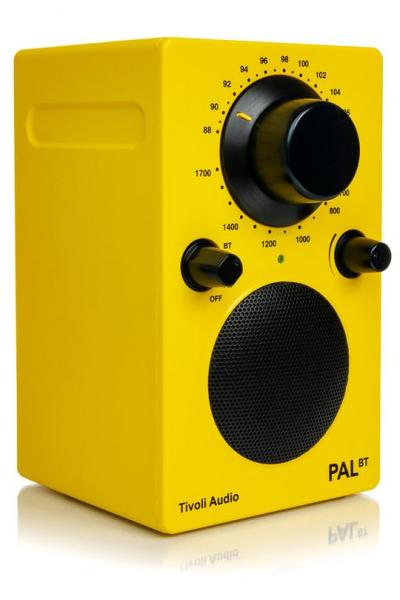 Tivoli Audio PAL BT Bluetooth AM/FM Portable Radio In Yellow - PALBTYELLOW
