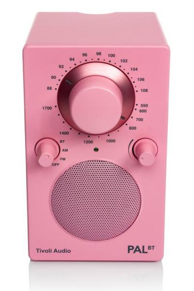 Tivoli Audio PAL BT Bluetooth AM/FM Portable Radio In Pink - PALBTPNK