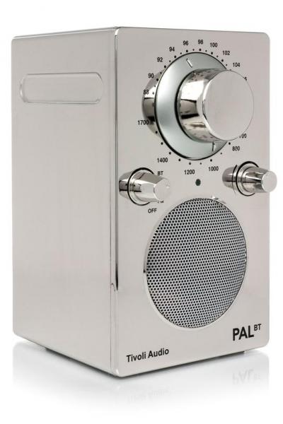 Tivoli Audio PAL BT Bluetooth AM/FM Portable Radio In Chrome - PALBTCHROME