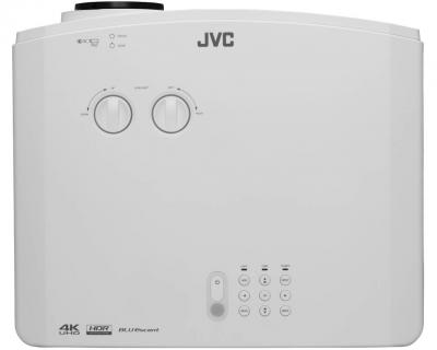 JVC 4K UHD Laser Home Theater Projector in White - LX-NZ30W