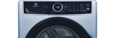 27" Electrolux 5.2 Cu. Ft. I.E.C Front Load Perfect Steam Washer with LuxCare Wash in Glacier Blue - ELFW7437AG