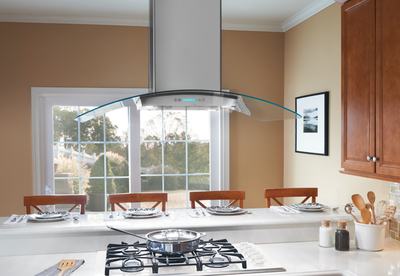 42" Electrolux  Glass and Stainless Canopy Island-Mount Hood - RH42PC60GS